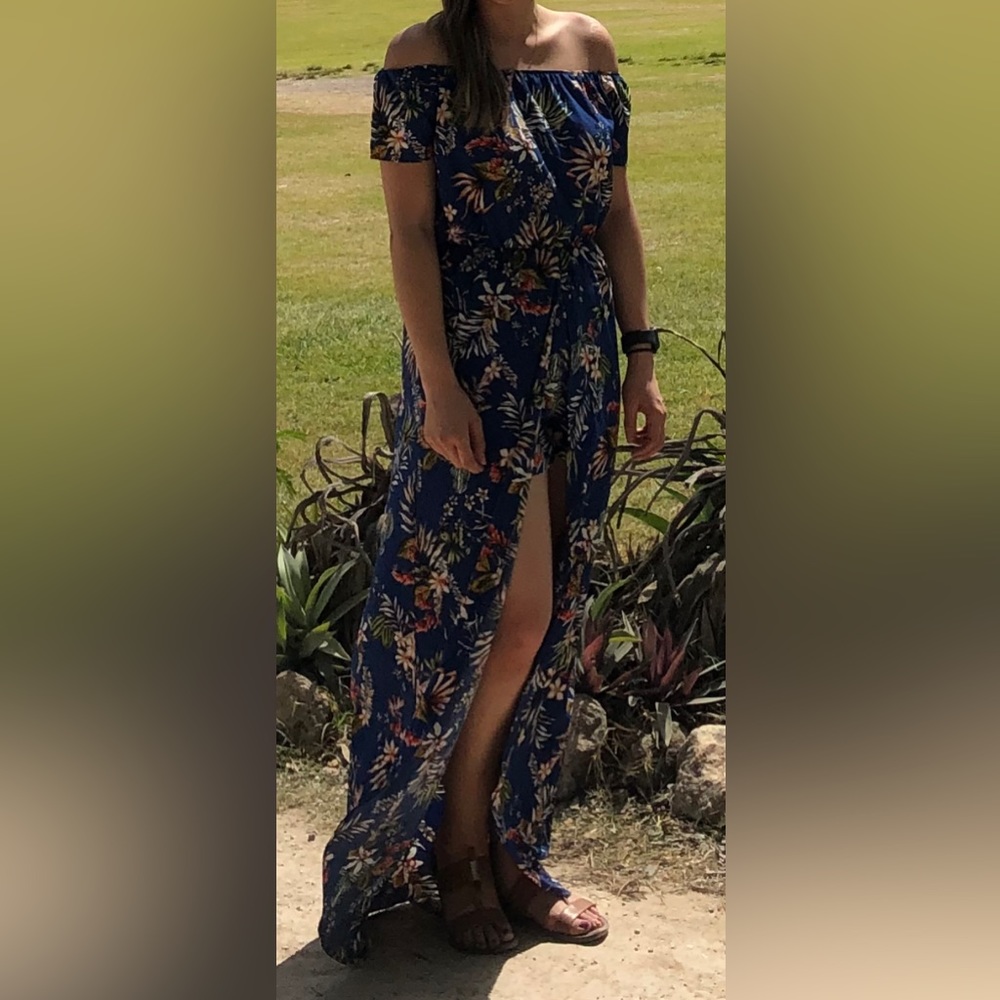 Aloha Off the shoulder Romper/dress - Med